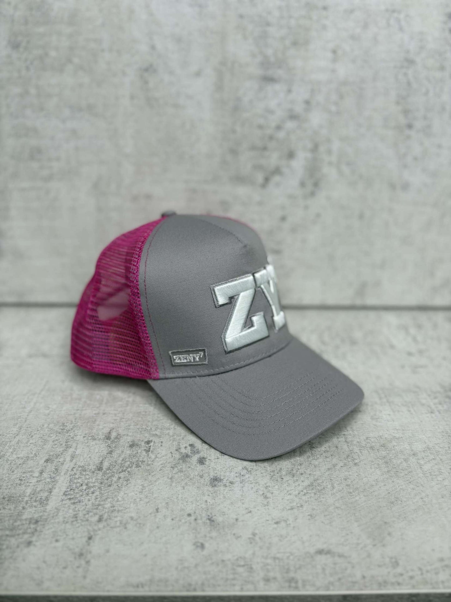 ZENY7 (GREY & PURPLE TRUCKER CAP)