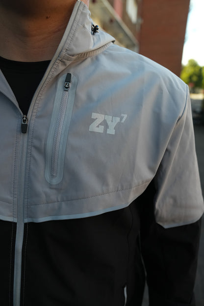 VIVID TRACKSUIT + TSHIRT (BLACK & GREY)